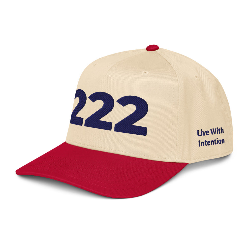 Angel Number 222 5 Panel Cap, side