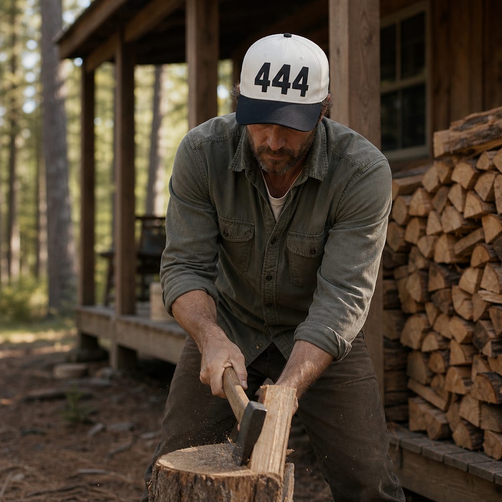 Angel Number 444 Classic Rope Cap, lifestyle