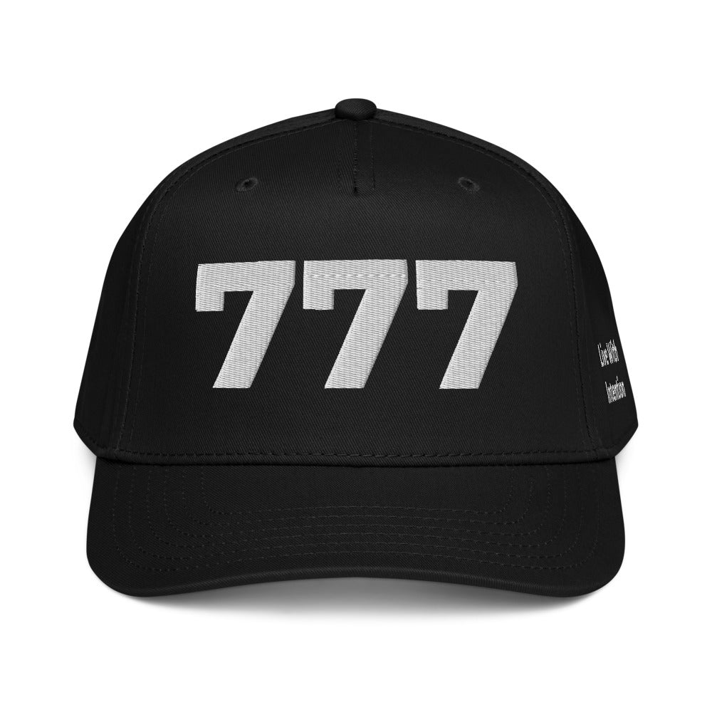 Angel Number 777 5 Panel Cap, side