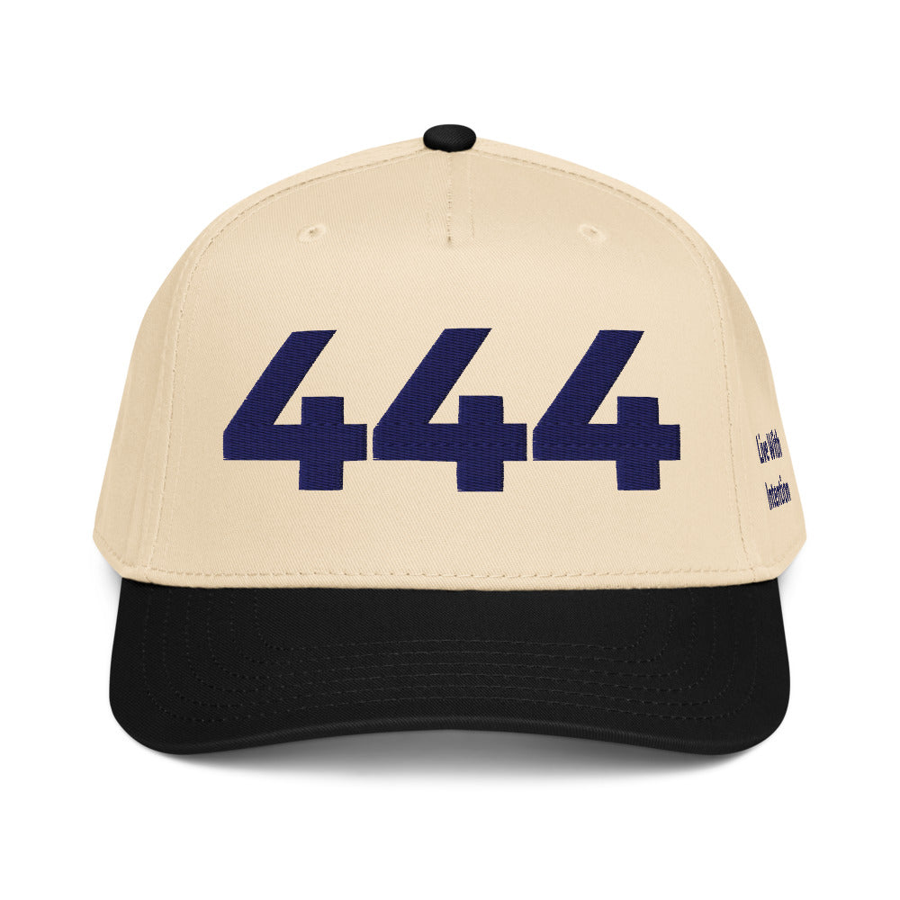Angel Number 444 5 Panel Cap, front