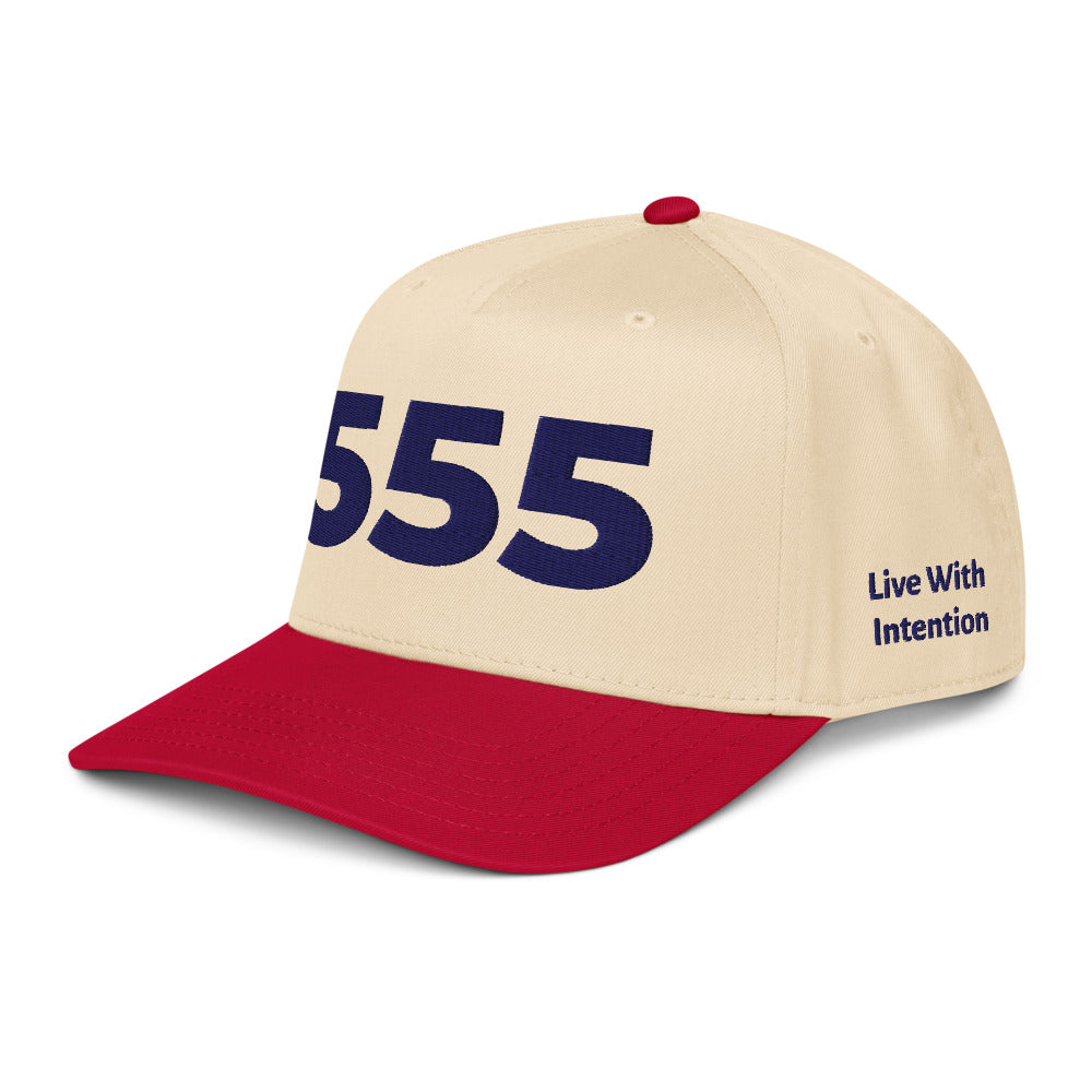 Angel Number 555 5 Panel Cap, side