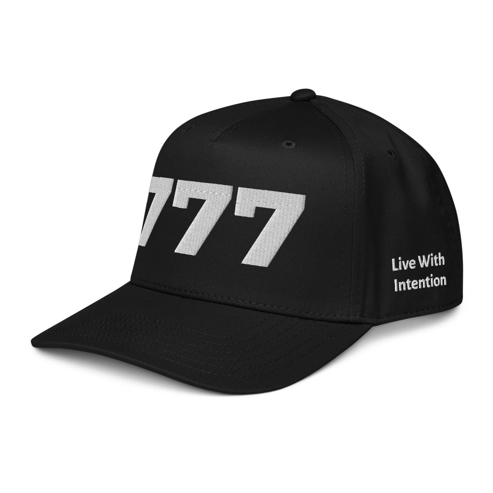 Angel Number 777 5 Panel Cap, side