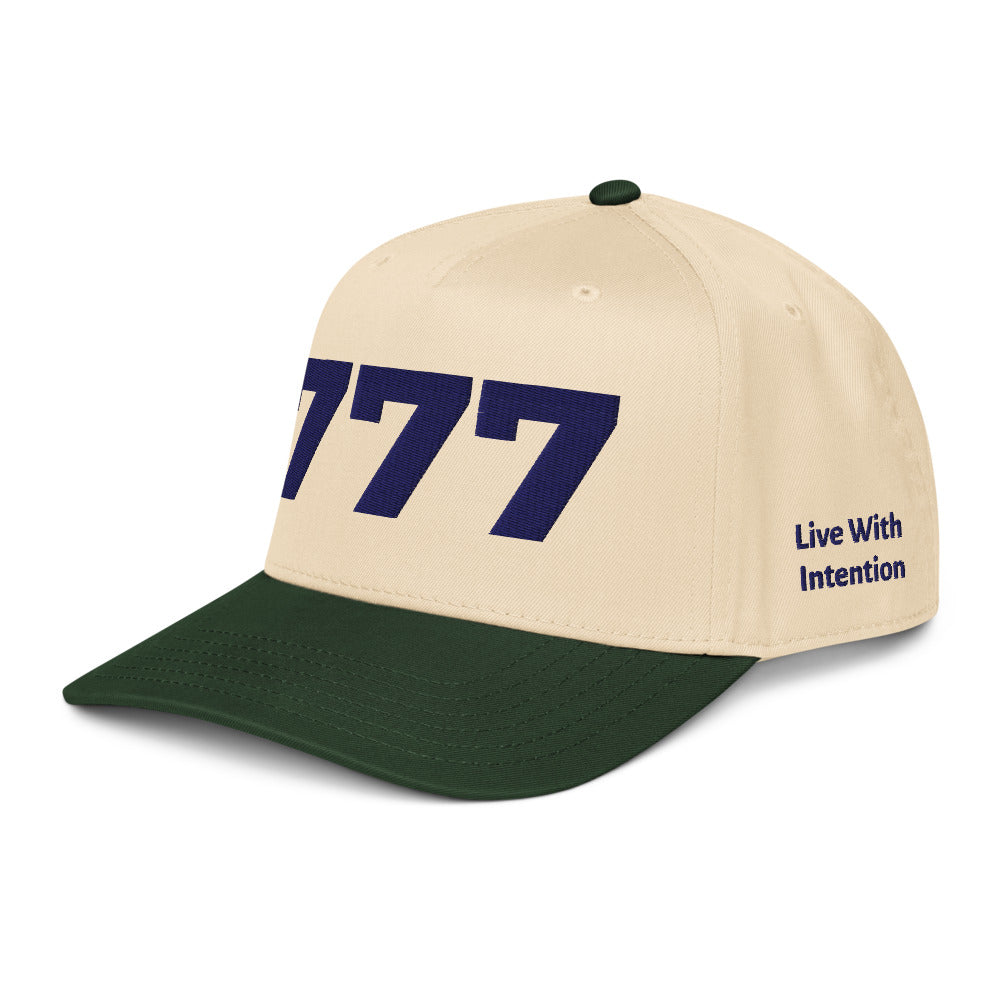 Angel Number 777 5 Panel Cap, side