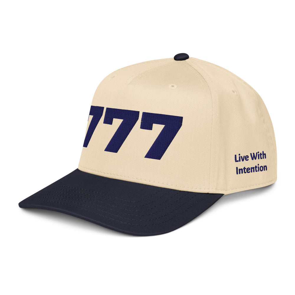 Angel Number 777 5 Panel Cap, side