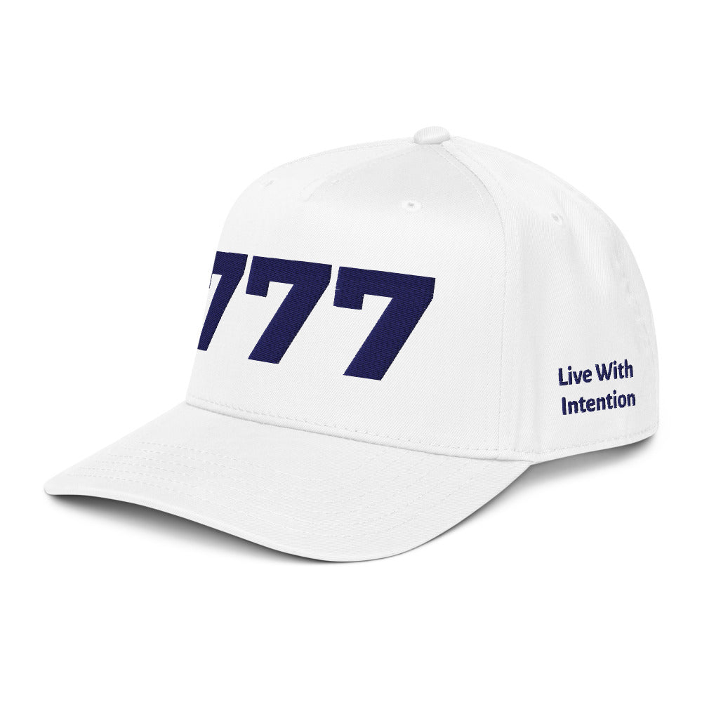 Angel Number 777 5 Panel Cap, side