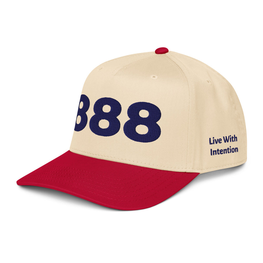 Angel Number 888 5 Panel Cap, side