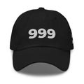 Angel Number 999 Dad Hat, Black, front