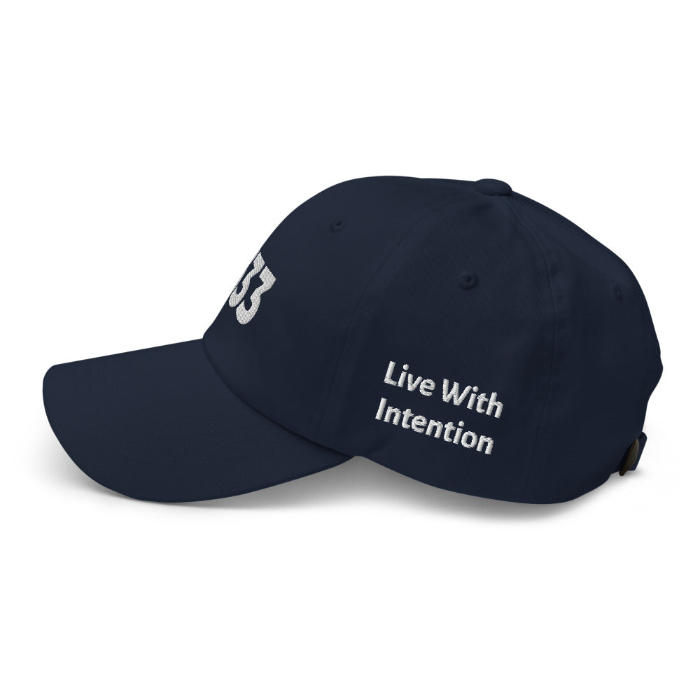 Angel Number 333 Dad Hat, side