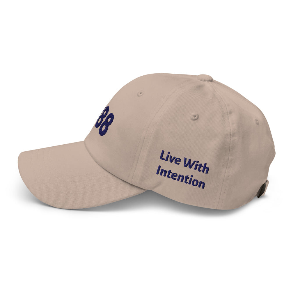 Angel Number 888 Dad Hat, side