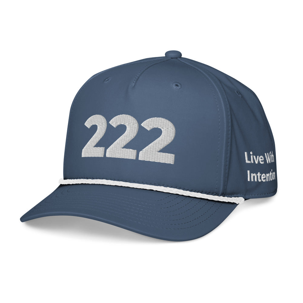 Angel Number 222 Classic Rope Cap, side