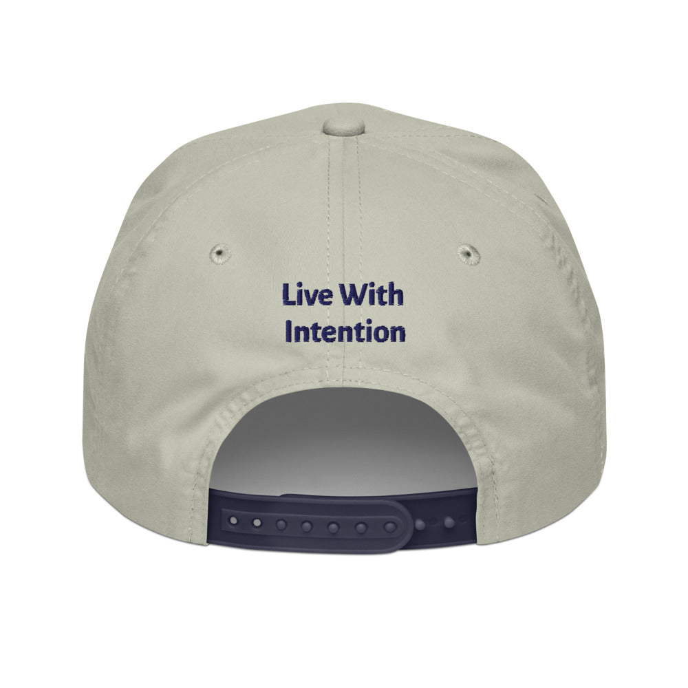 Angel Number 777 Golf Rope Cap, back