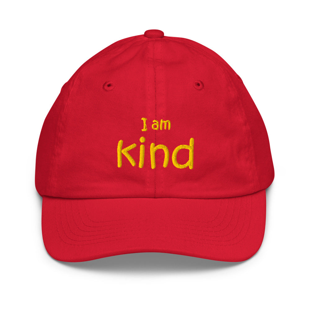 I Am Kind Kids Hat, Red