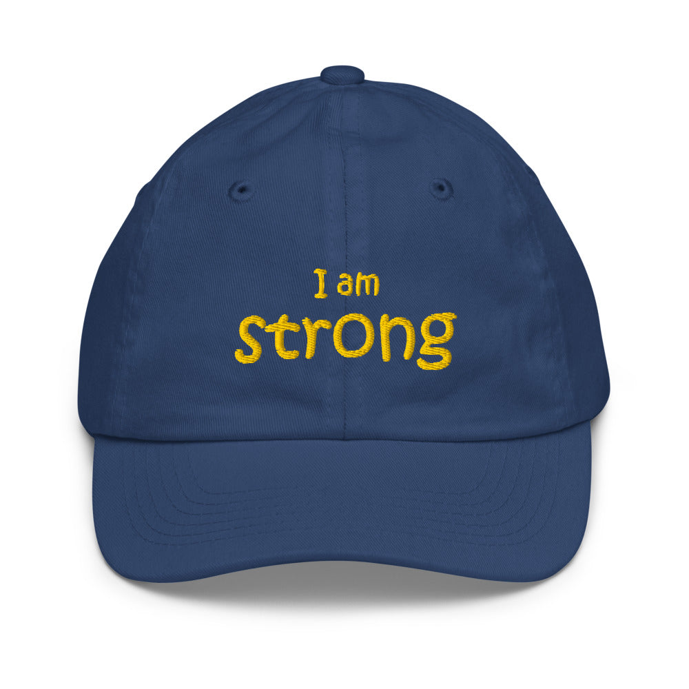 I Am Strong Kids Hat, Royal