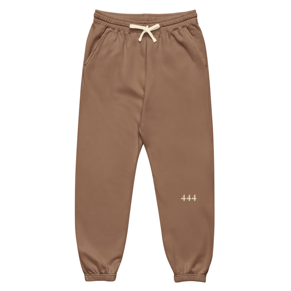 Angel Number 444 Sweatpants, Espresso, leg