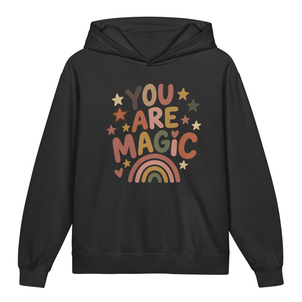 You Are Magic Kids Hoodie, Black, front