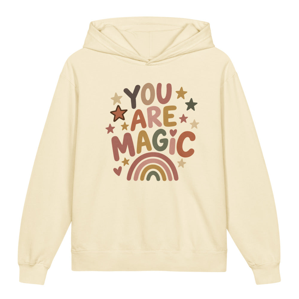 You Are Magic Kids Hoodie, Ivory, front
