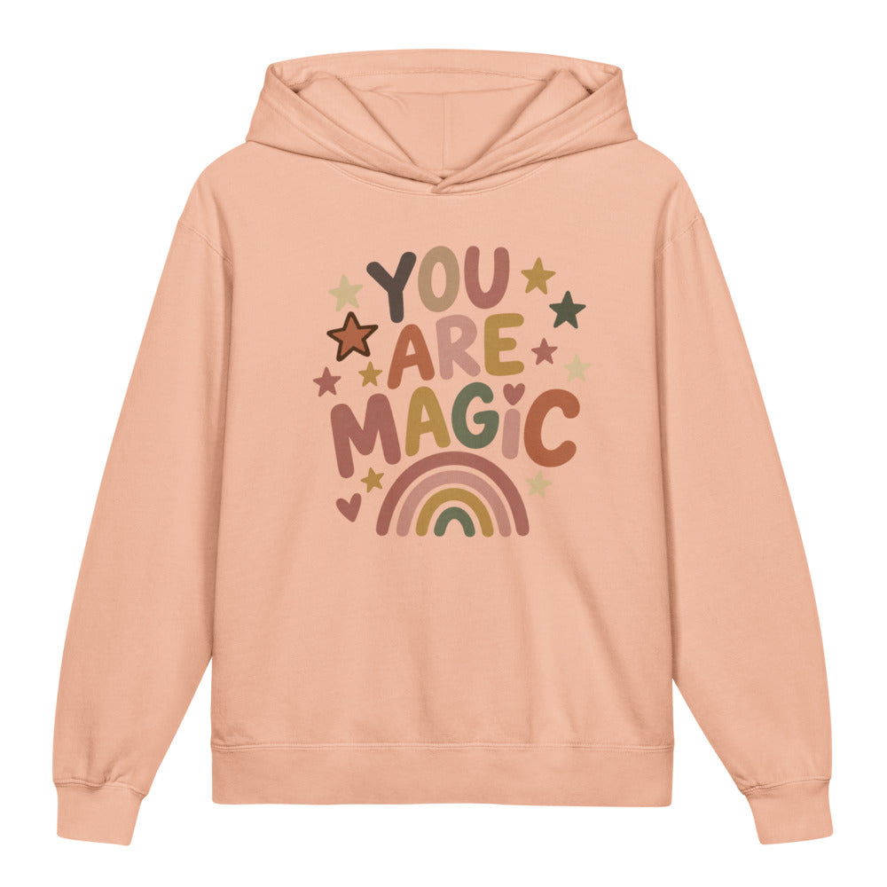 You Are Magic Kids Hoodie, Peachy, front